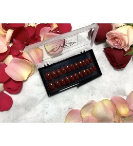 VV Red Plum Press-on-Nails VV Red Plum Press-on-Nails